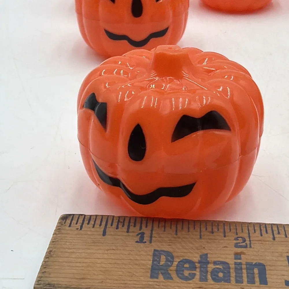 Vtg Paper Magic Group JackoLantern Pumpkin Candy Containers Lot Of 12 Halloween